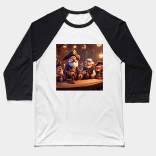 Pensioners as Pirates Baseball T-Shirt